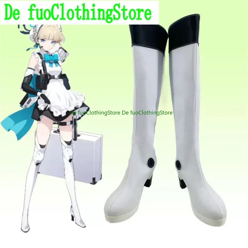 

DefuoClothing Asuma Toki Blue Archive Обувь для косплея Сапоги Игры Аниме Игры Обувь и ботинки для ролевых игр Хэллоуин Вечеринка