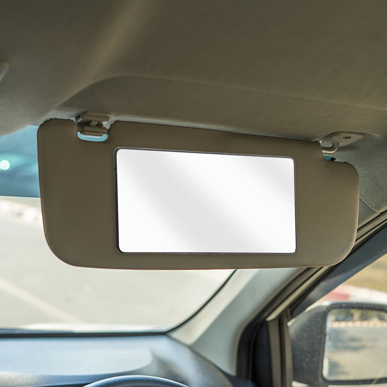 

Car Makeup Mirror Sun Visor Vanity Mirror High Definition Clarity Easy Installation Durable Material Interior Rearview Looking