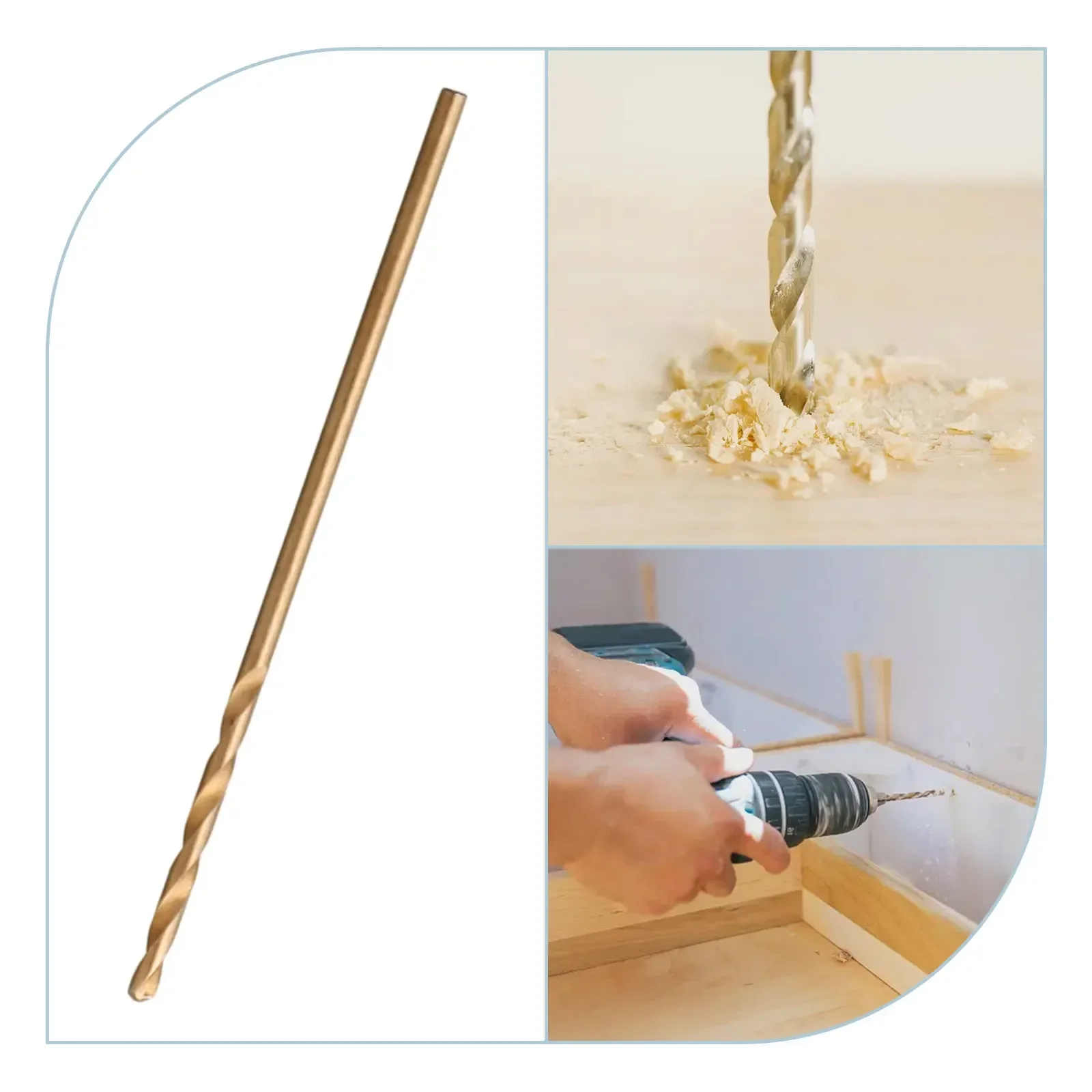 

1pcs Titanium Coated Cobalt Drill Bits HSS High Speed Steel Drill Bits Set Tool Multi Function Metal Drills Power Tools Woodwor