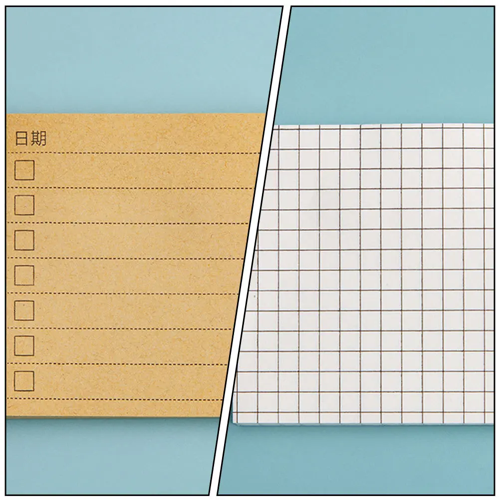8Pcs Adhesive Notes Colorful Sticky Memo Pads for Office School Home Reminder Labels Memo Stickers Diary Planner Book Markers