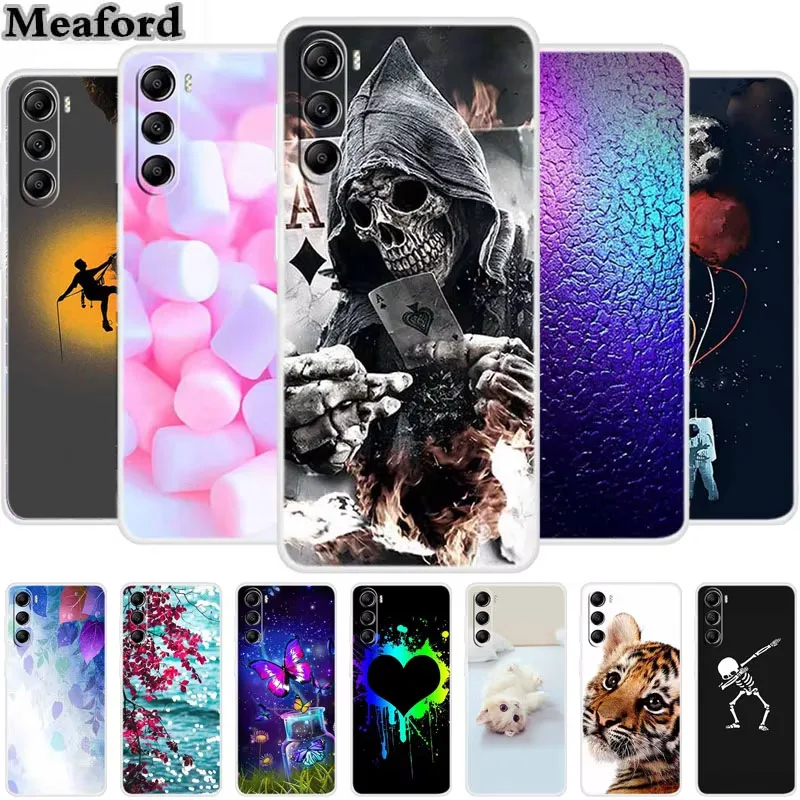 Para Moto G200 5G funda Original de silicona suave fundas de teléfono para Motorola Moto G200 5G Fundas MotoG200 bolsa Etui de dibujos animados