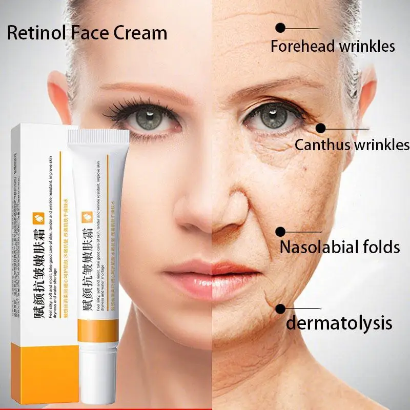 Retinol soro anti-envelhecimento levantamento firmando colágeno essência facial remover rugas aliviar linhas finas reparação apertar a pele