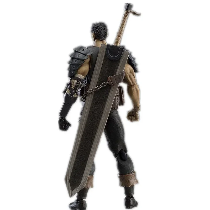 16cm Anime Berserk Guts Black Swordsman Repainted Edition 액션 피규어 PVC 데스크탑 모델 장식품 장난감 생일 선물