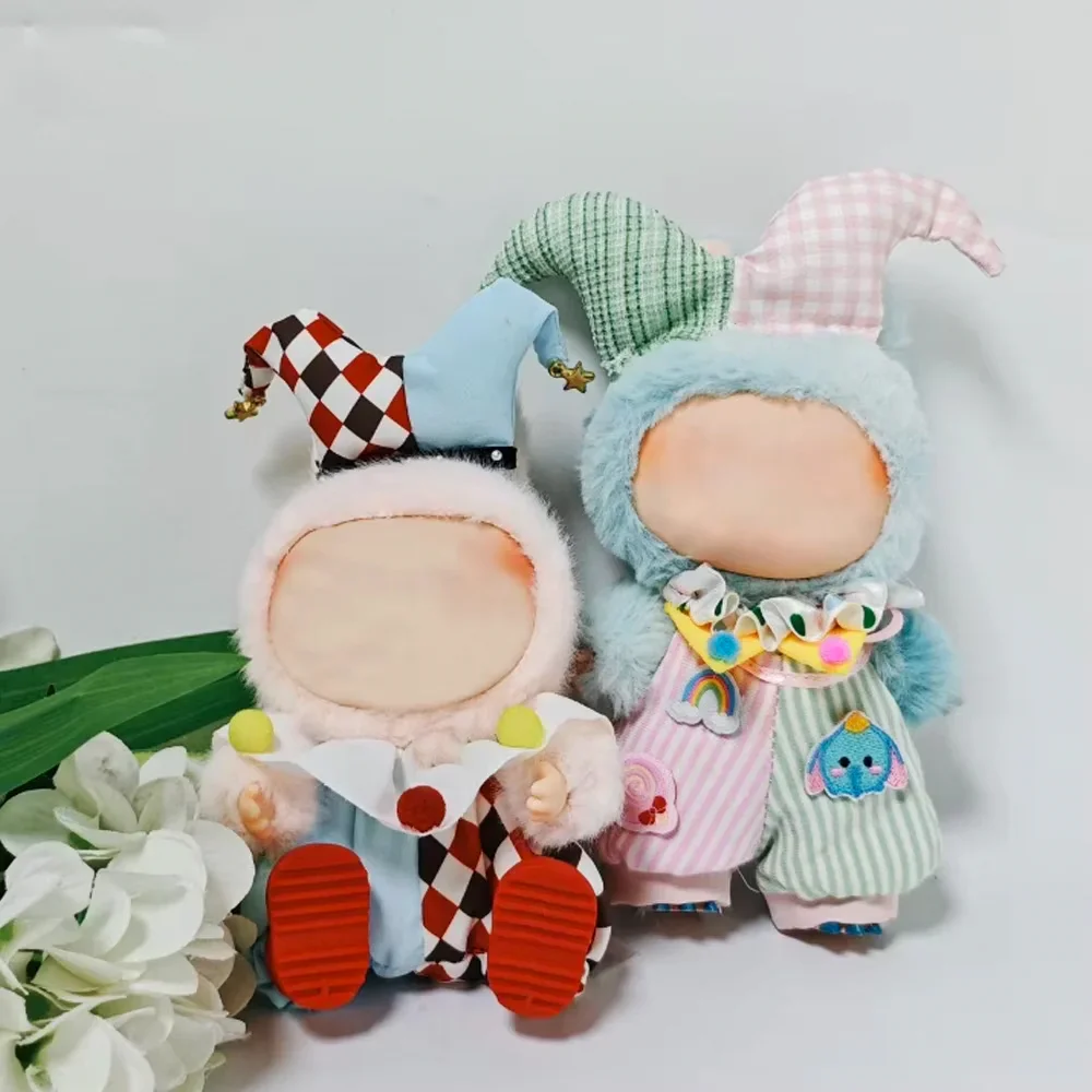

Plush Doll Clothes For 17 cm Labubu Baby Clothes Hair Universal Outfit Designer Doll Clothing Toy Decoration With Accessories