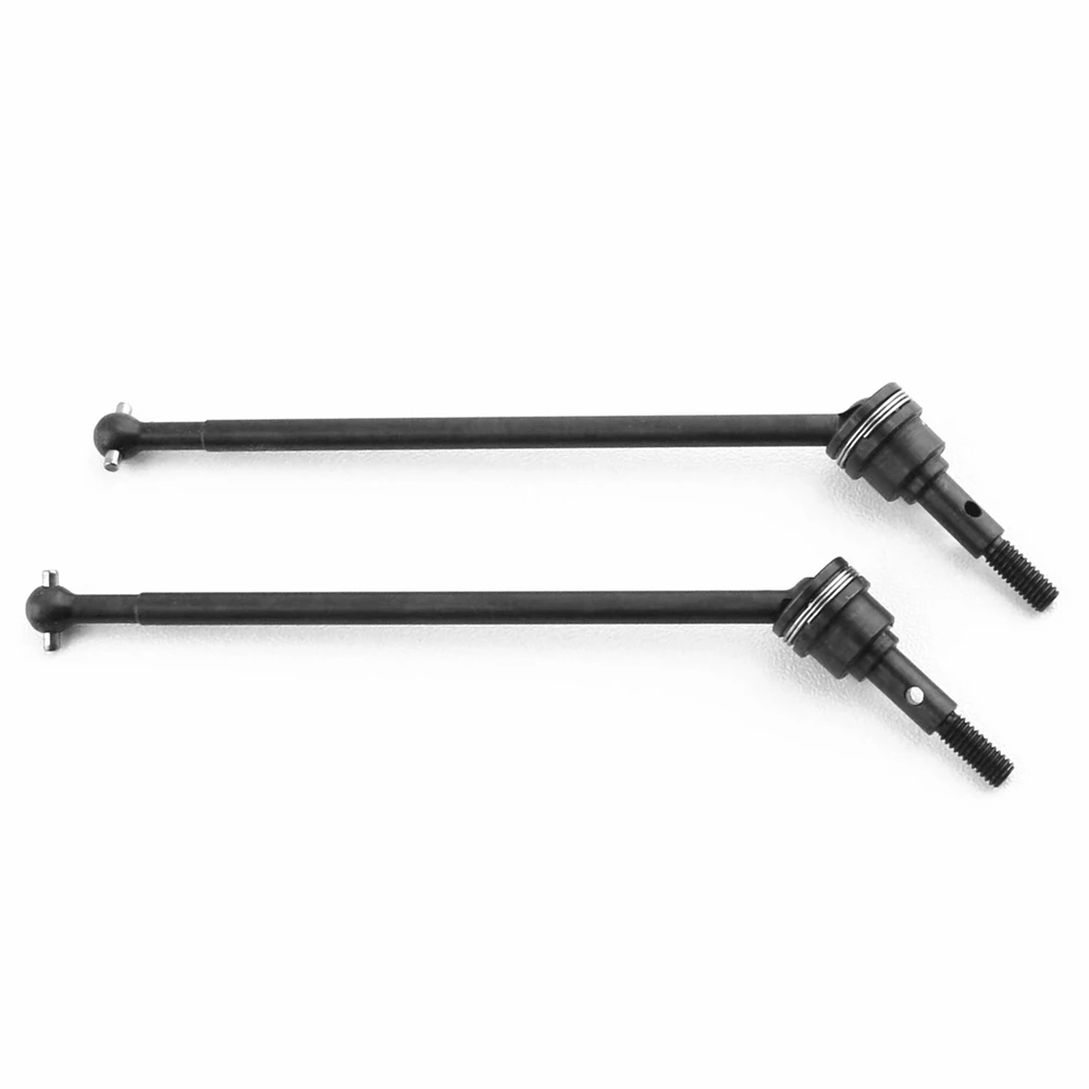 2PCS Metal Drive Shaft Driveshaft CVD 538104 530981 538550 for FS Racing 1/10 RC Car Upgrade Parts Accessories,Black