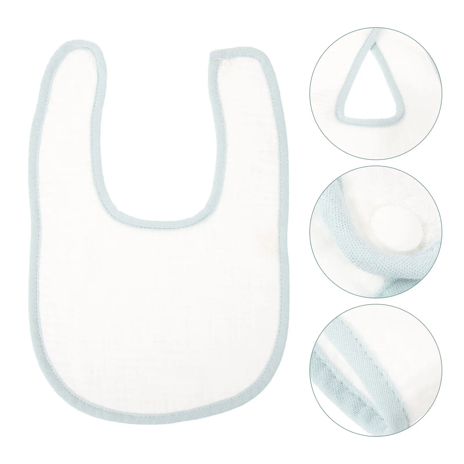 

5 pcs Drooling Infant Toddler Feeding Teething Washable Reusable Bibs For Baby Girl Baby Bibs For Teething Soft Bib