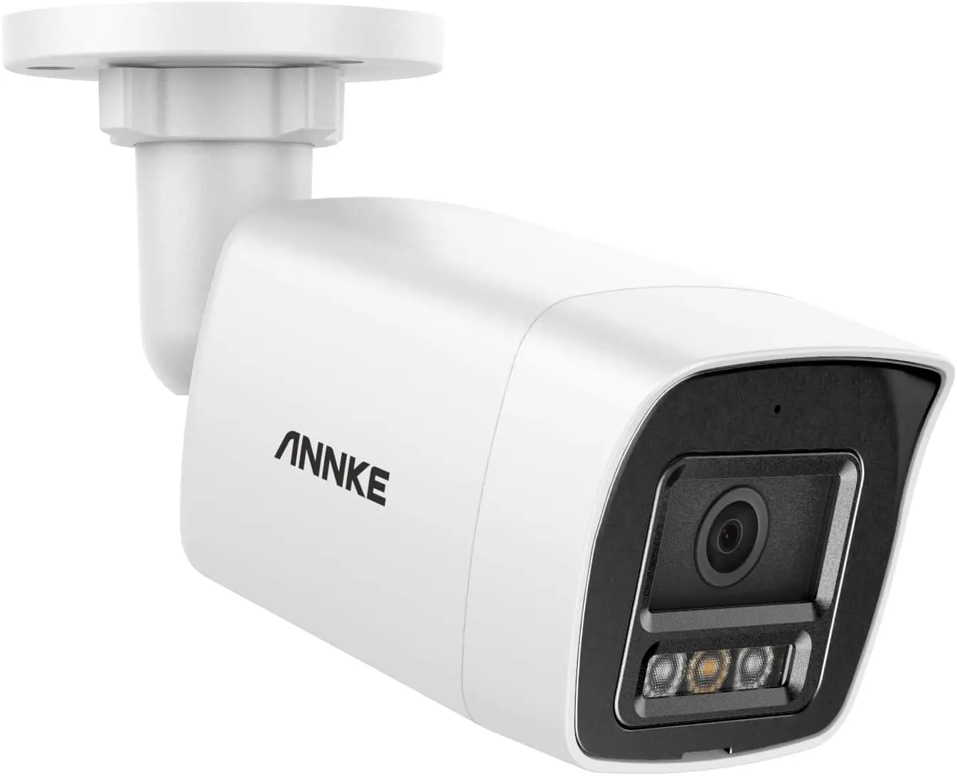

12MP Outdoor PoE Security Camera with Color Night Vision, Human/Vehicle Detection, Wide Angle Lens, Supports 512GB SD Card
