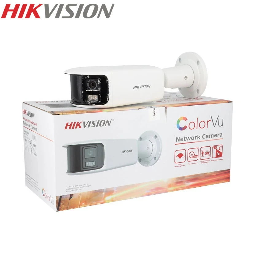 Hikvision DS-2CD2T87G2P-LSU/SL 8MP Panoramic Bullet Full Color Built-in Microphone H.265 IP Dome Camera  EZVIZ  PoE IR 30M