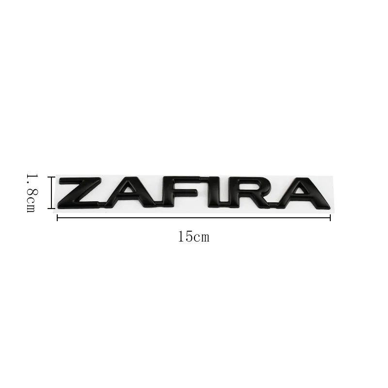 Car 3D Metal Letters Words Logo Decals Sticker For Opel ZAFIRA Car Rear Trunk Alphabet Emblem Badge Decoration Stickers