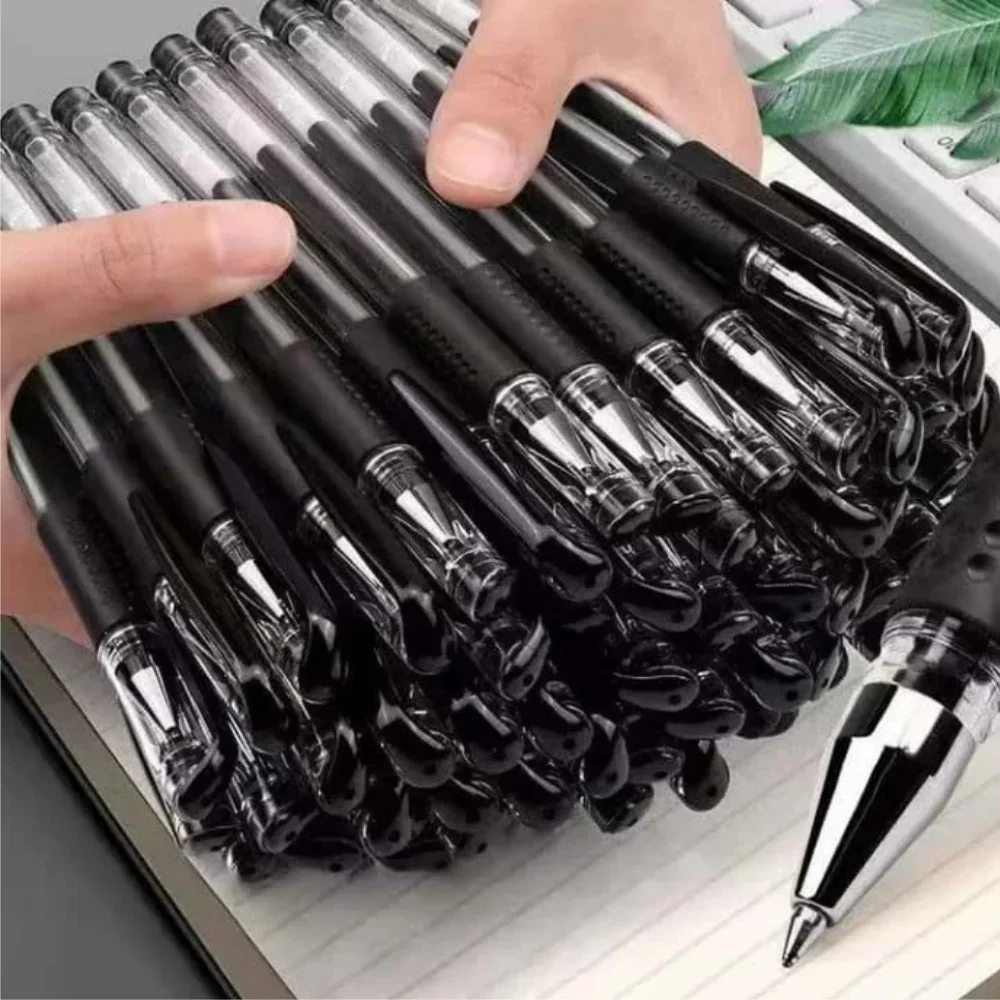 

5/10 шт., выдвижная шариковая ручка, черные/синие чернила для письма, стержни для гелевой ручки 0,5 мм, офисные аксессуары, школьные принадлежности, канцелярские принадлежности