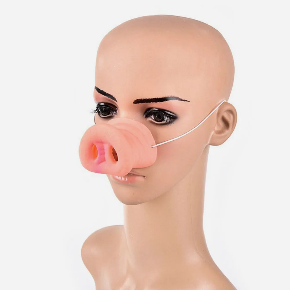 

Simulation Flesh Prop Latex Halloween Pig Nose Simulation Pig Nose Costume Accessory Stage Performance Supplies