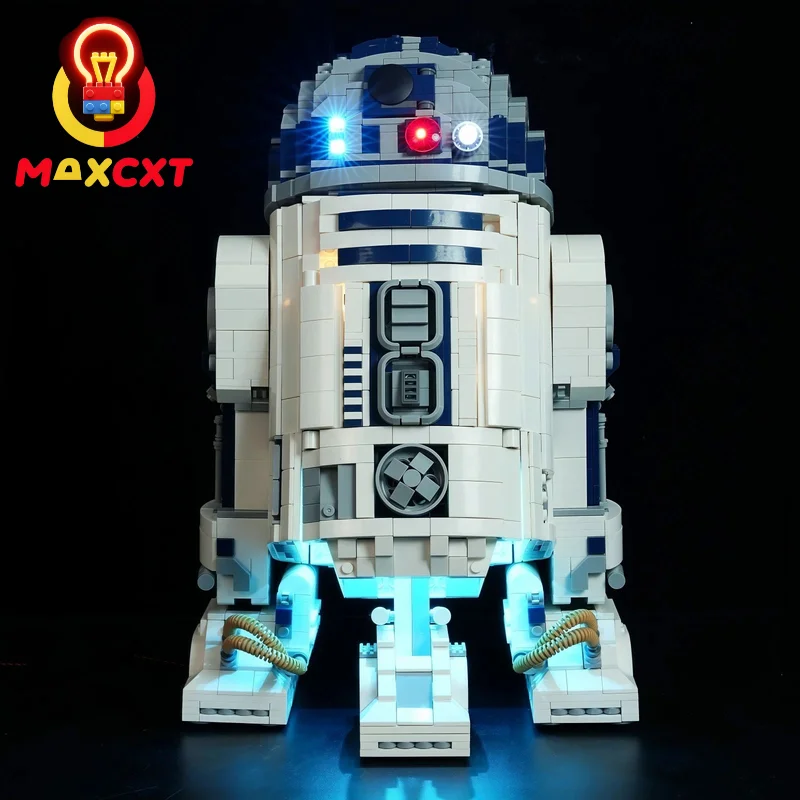 

MAXCXT LED Light for LEGO-Star Wars: R2-D2 75308 DIY Decorative Lamp with Battery Box (Not Include Lego Building Blocks Set)