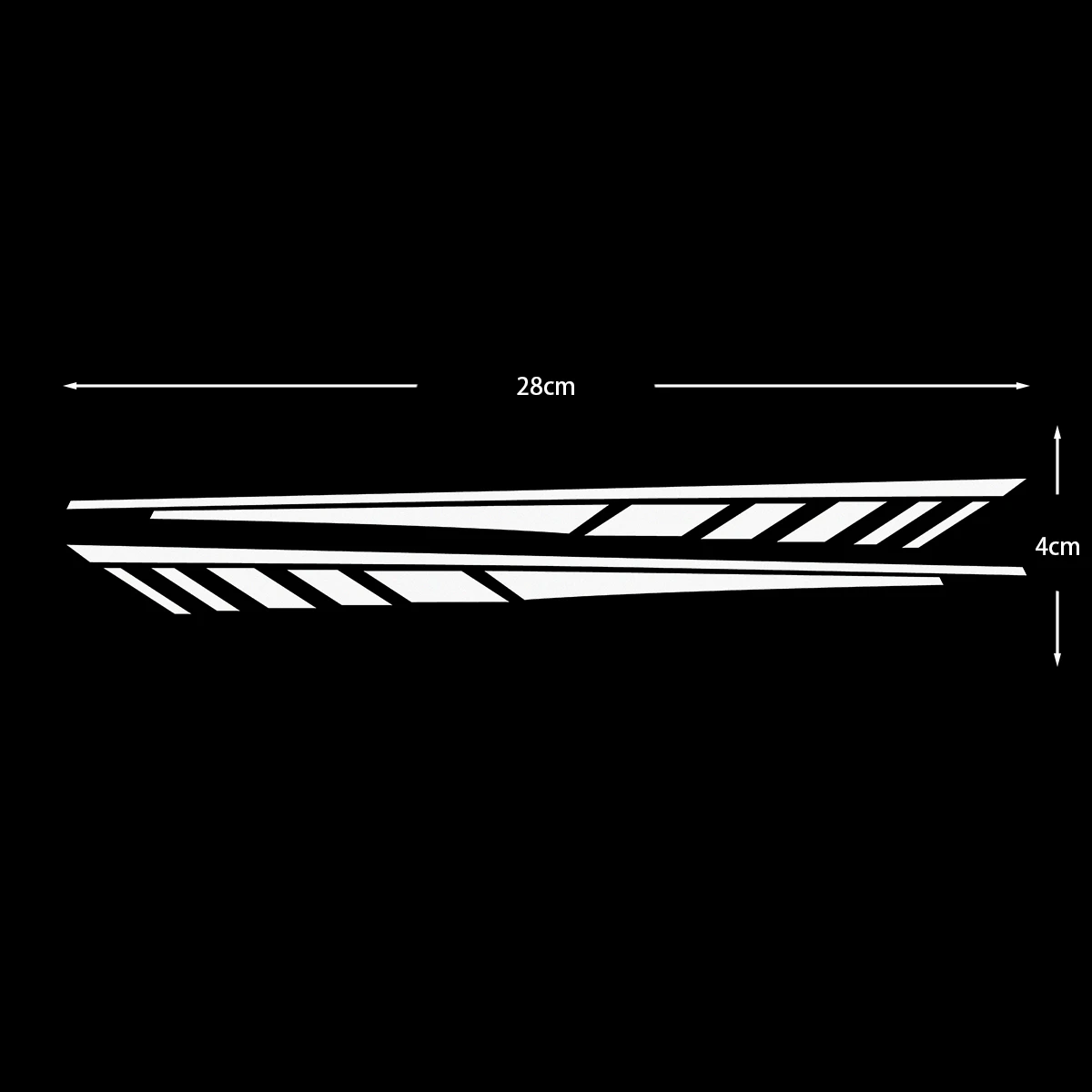 1 paar Motorrad Kotflügel Vorne Körper Universal Aufkleber Moto Körper Reflektierende Vinyl Aufkleber Zubehör Für R1 R3 Mt07 Mt09 Tmax