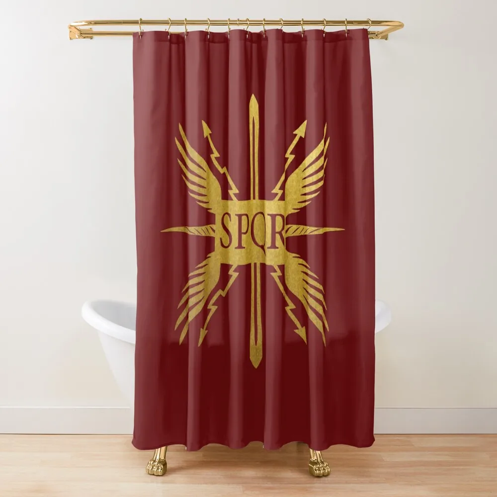 

SPQR The Roman Senate and People Shower Curtain Bathroom Shower Set Modern Showers For Bathroom Curtain