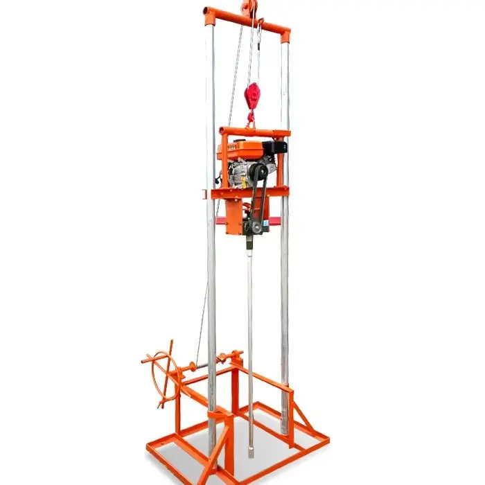 

Портативная буровая установка для водяных скважин, миниатюрная, легкая, бензиновая/дизельная, ручная, горячая продажа