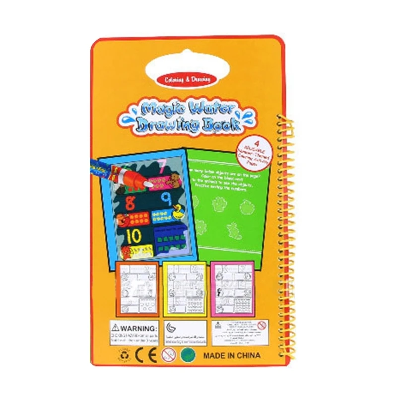 20CB Magische Wasser Zeichnung Bücher Malbrett Wiederverwendbare Malbuch Pädagogisches Spielzeug Weihnachten Geburtstag Geschenk