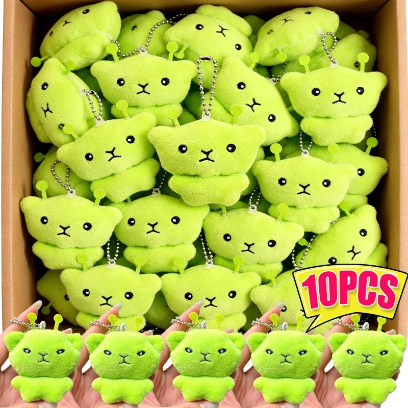 Novo Mini Boneco de Pelúcia Alienígena Gato Invasor da Terra Feito à Mão, Pingente, Acessórios Fofos para Bolsa, Presentes, Super Kawaii, Chaveiros