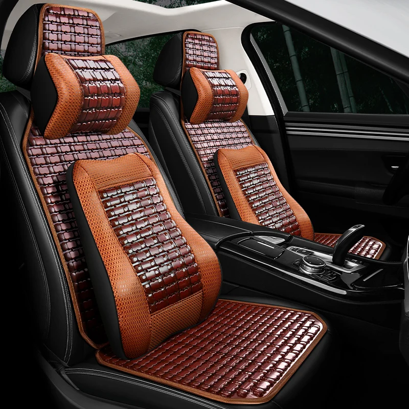 Car bamboo seat cushion bamboo summer cool mat summer breathable truck and bus car seat cushion,fit more than 95% cars