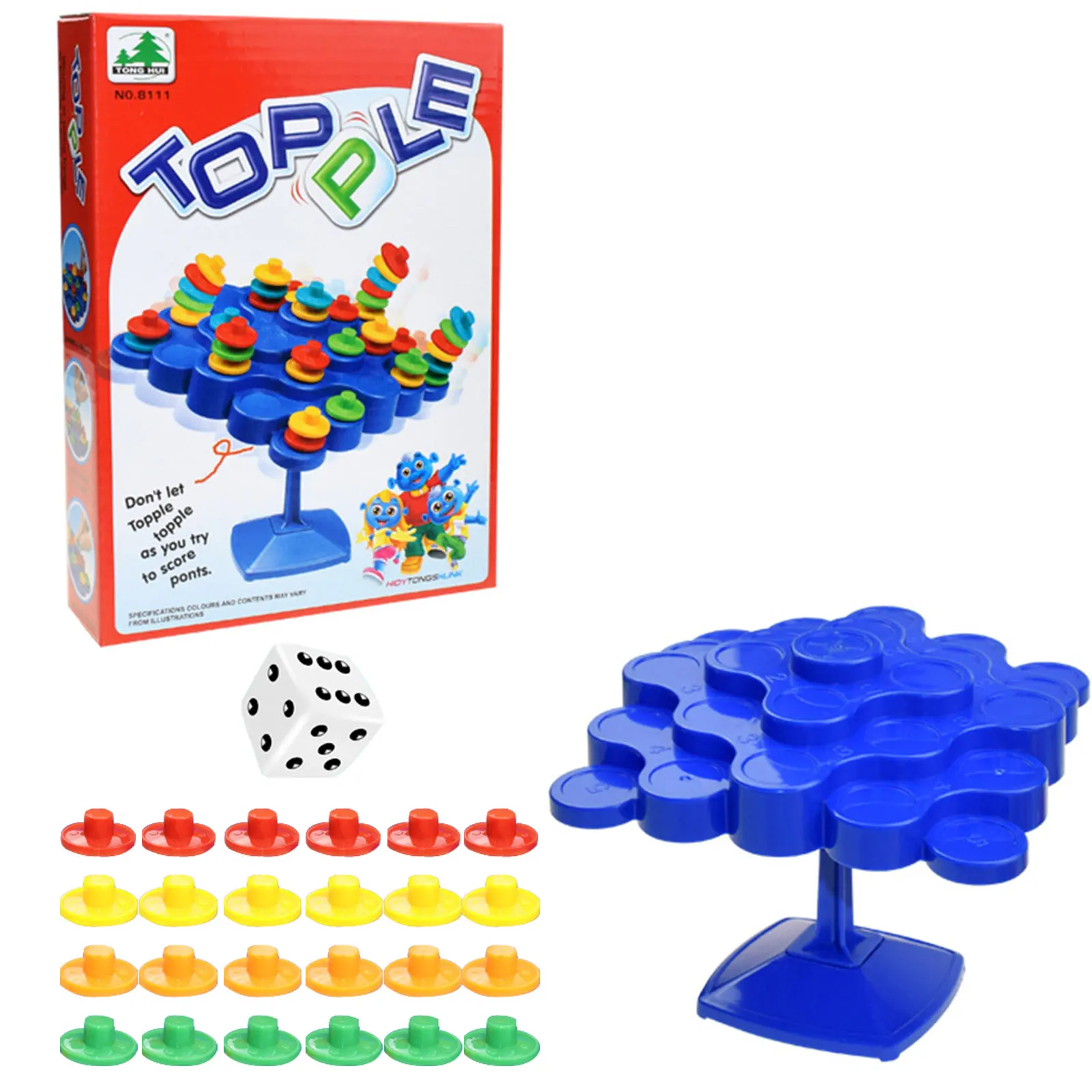 

Educational Game For Toddlers Balance Tree Board Game Multiplayer Board Game For Kids Interactive Toy Balancing Stacking Strateg