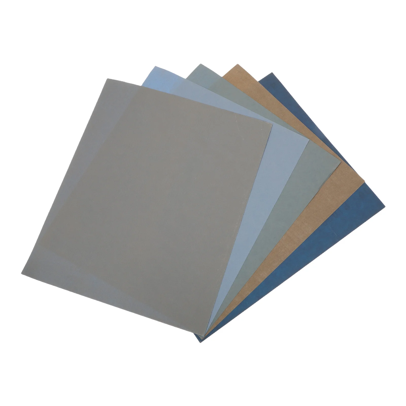 5 PCS papel de areia de carboneto de silício lixa de madeira de alta grão fina para pintura sortida