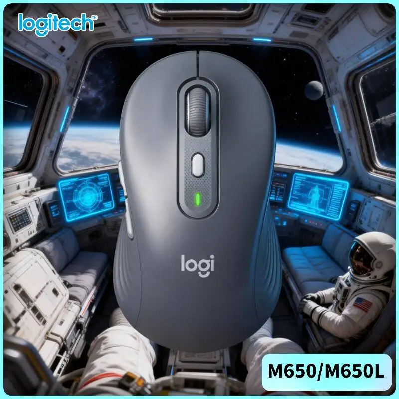 

Logitech M650 Wireless Mouse with Silent Clicks, Dual Mode, Reliable Performance for Daily Tasks M750/M280/M350/M220/M185