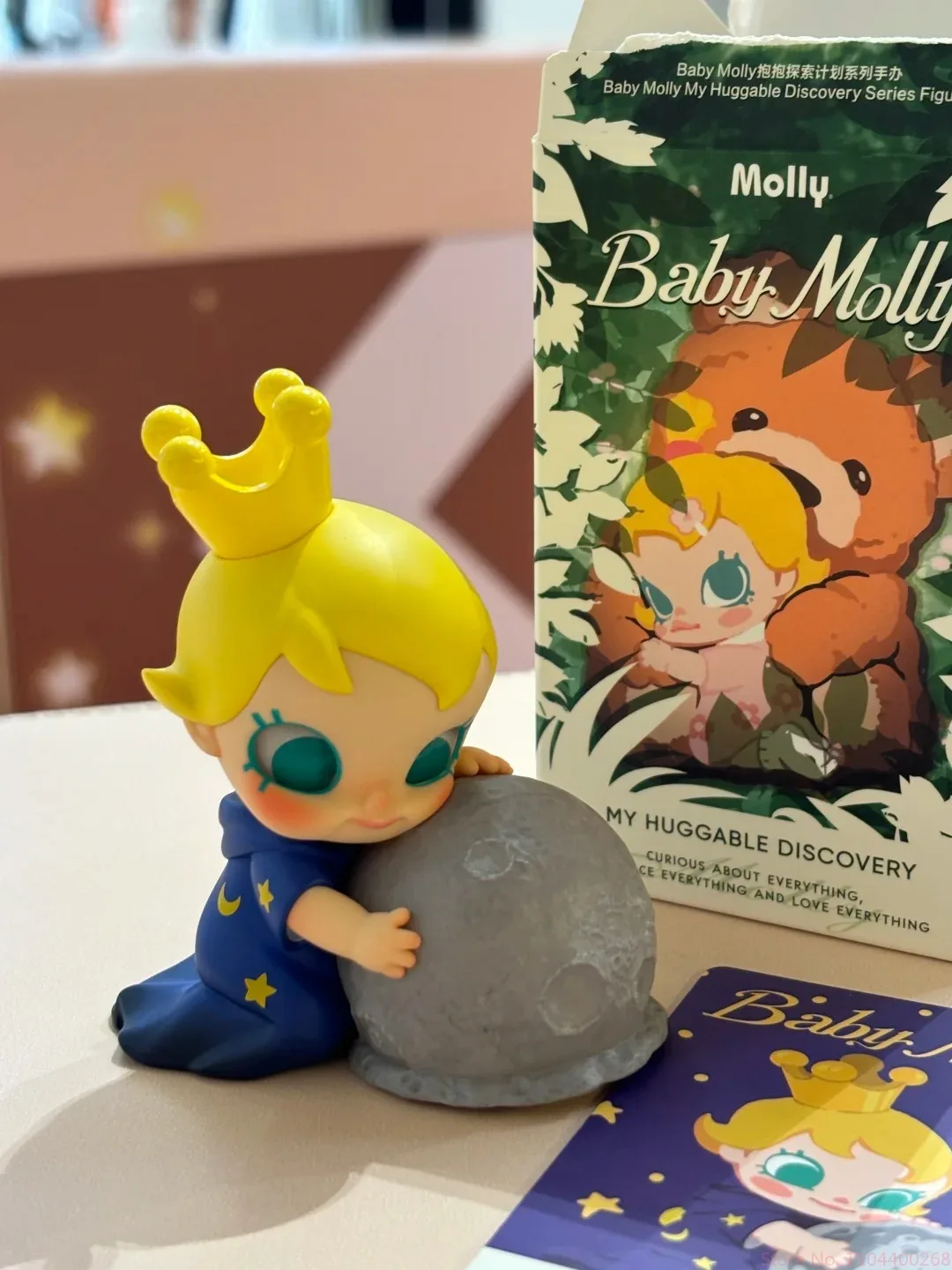 Genuine Pop Mart Molly My Huggable Discovery Series Blind Box Kawaii Anime Figure Collectible Desktop Decor Ornament - view 6
