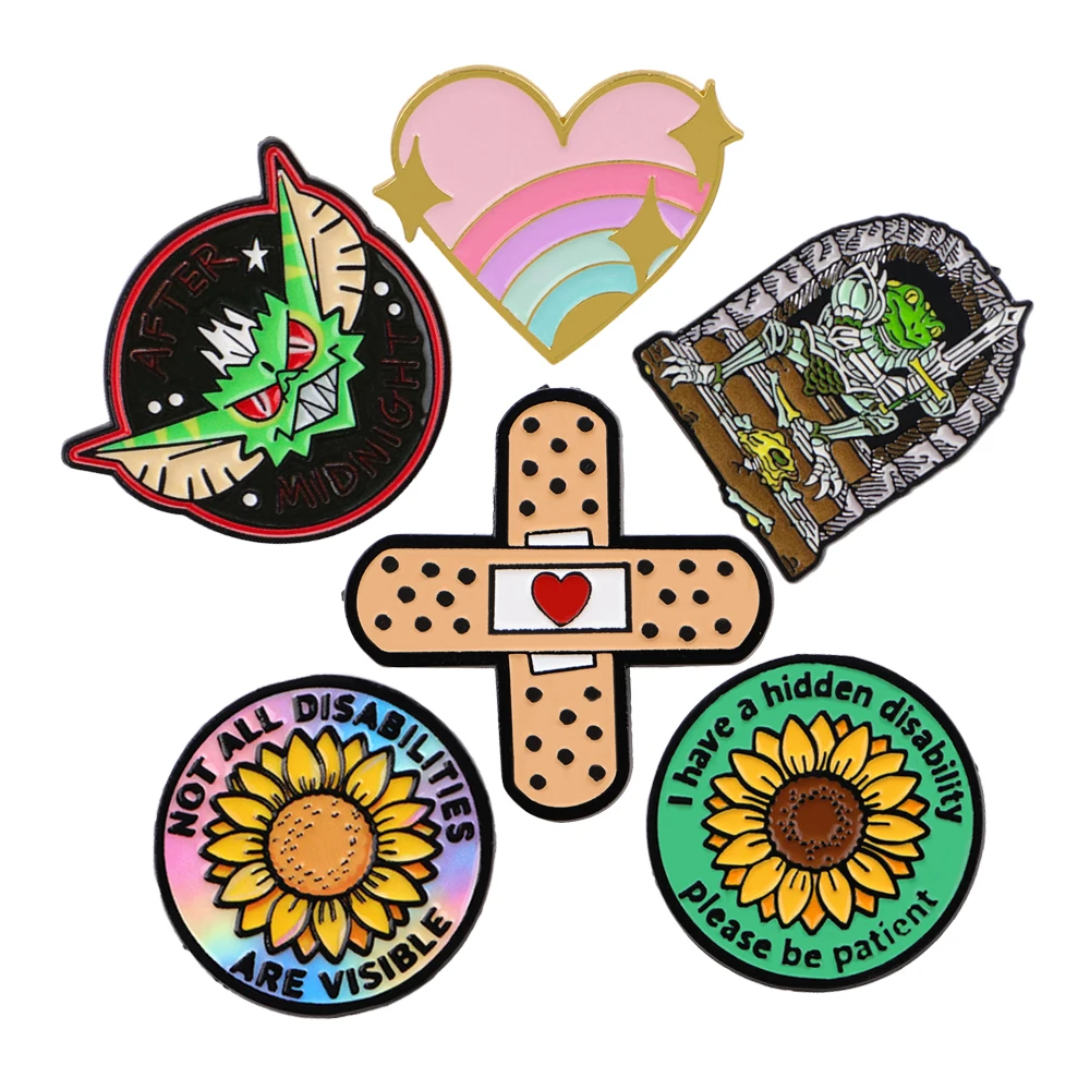Cartoon Monster Emaille Pin Brosche Abzeichen für Rucksack Kleidung Accessoires Mode Kleiner Schmuck Geschenke für Freunde