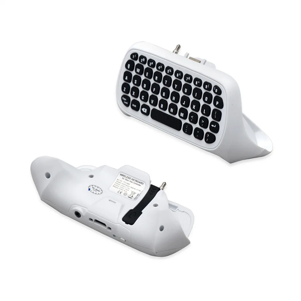 ل Xbox One S Chatpad لوحة مفاتيح ألعاب صغيرة لاسلكية دردشة رسالة لوحة المفاتيح مع الصوت/سماعة جاك ل Xbox One Elite & سليم Gam