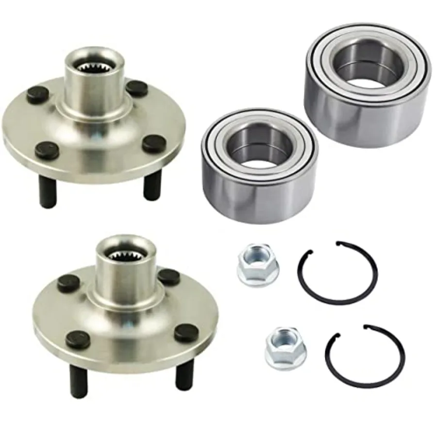 

2 комплекта для ремонта подшипника ступицы переднего колеса, совместимого с Nissan Sentra 1.8L, всего 20002006, заменяет Dorman 930702 Timken 51006