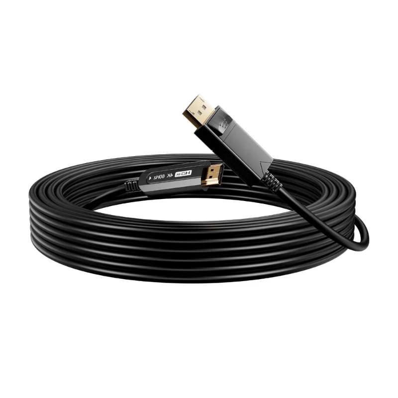 

Long 10M Display to HDMIcompatible Fiber Optical Cable, 4K@60Hz Performances with HDR10 for Home Theater Dropship