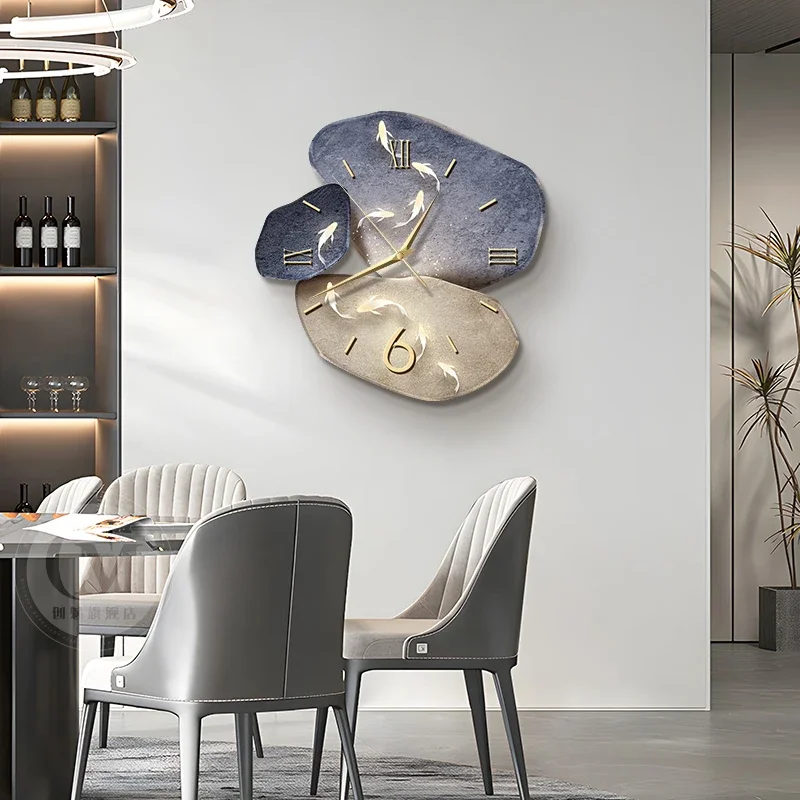 

Large Luxury Wall Clocks Restaurant Nordic Design Fashion Creative Wall Watch Modern Silent Horloge Murale Room Decorations