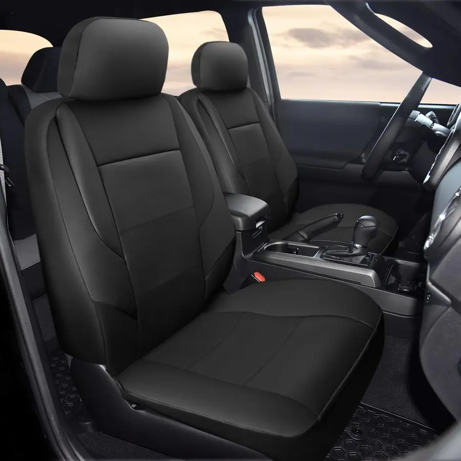 

Front Car Seat Cover Custom Fit Toyota Tacoma 2016 2017 2018 2019 2020 2021 2022 2023 2024 2025 Double amp Crew Cab SR, SR5, Lim