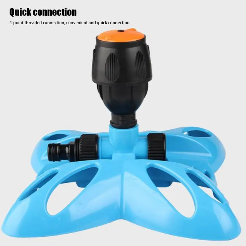 Quick connect lawn garden sprinkler swivel large area automatic irrigation sprinkler connector suitable for irrigation