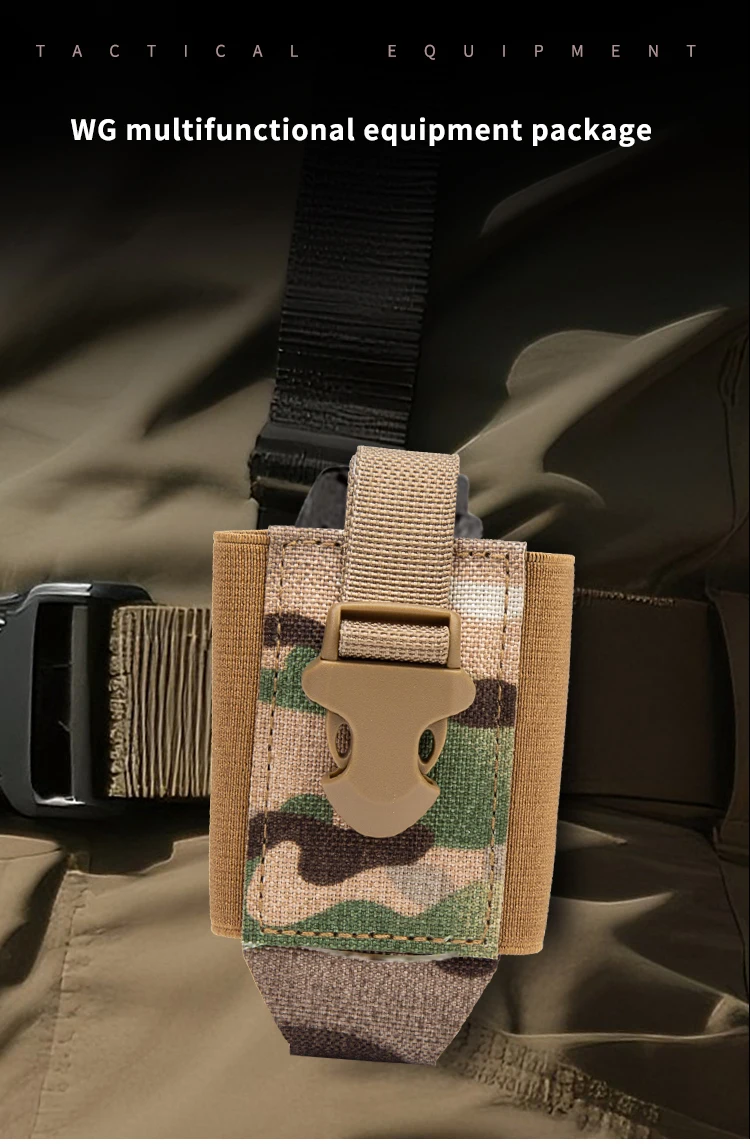 Taktische Einzel-Flashbang-Tasche Werkzeugtasche Rauchbeutel Molle Zubehör-Pack Kampfgürtel Jagd Airsoft Ausrüstungszubehör – Detail 3