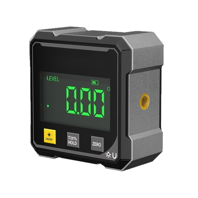 

Digital inclinometer, inclinometer box, slope measuring electronic angle ruler