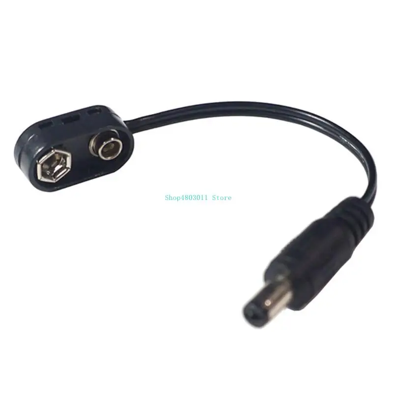 

T3LD Battery Clip Converter Power Cable 9Volt Power Supply Cable Guitar Accessories
