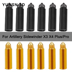 Upgrade Volcano Nozzle For Artillery Sidewinder X4 X3 Plus/Pro Hotend  Hard steel Brass Nozzle 3D Printer Parts