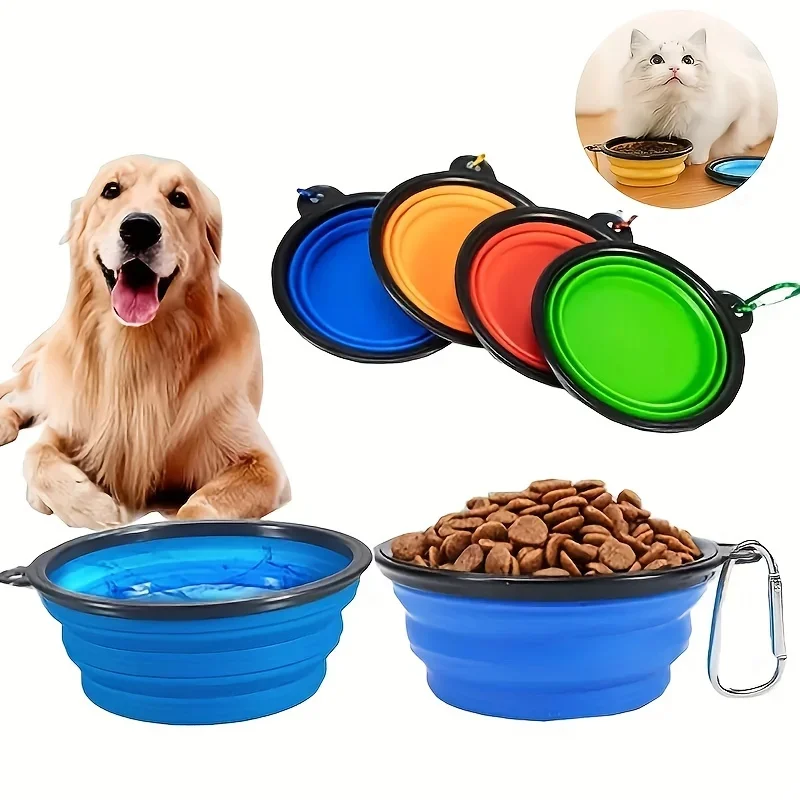 

350ml folding bowl for pets, portable food container for puppies, folding supply for outdoor camping