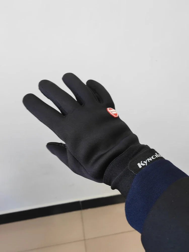 

Men's Winter Motorcycle Cycling Gloves Warm Touch Screen Full Finger Knitted Gym Fitness Running Outdoor Sports Magic Gloves