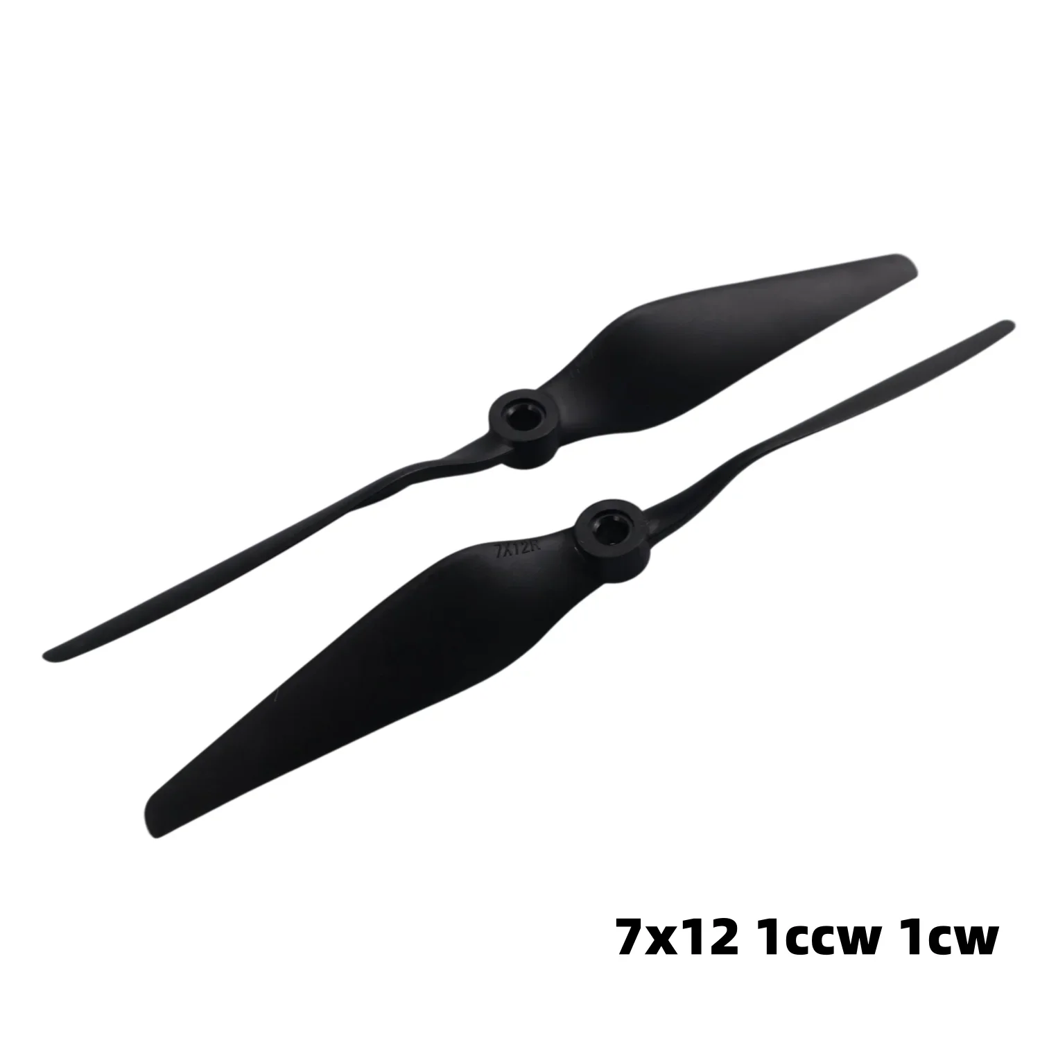 1/4Pair  7X12 CW/CCW 2-blade Propeller Thin Electric Prop Reinforced Nylon Prop for 7 inch RC Airplanes