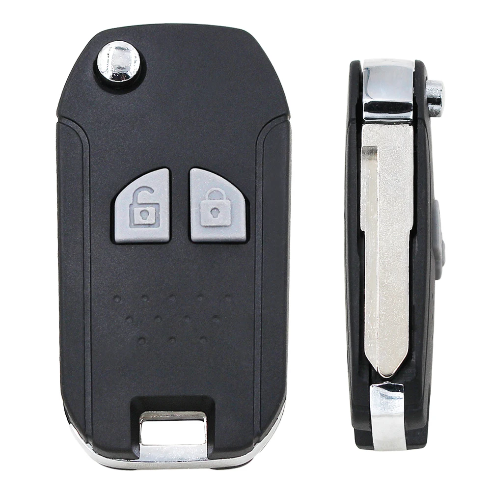 2 button remote key shell case fob for Suzuki SX4 Swift Alto Ignis Splash Wagon with uncut HU133 blade