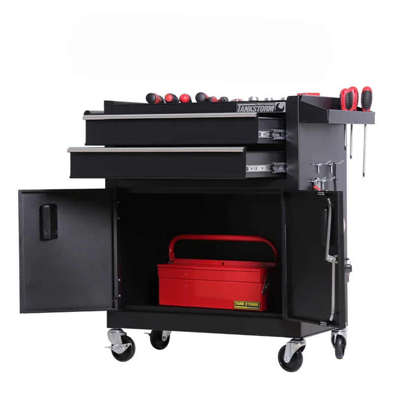 Professional Organizer Tool Cabinet Workshop Trolley Wheeled Screwdrivers Tool Cabinet Large Gabinete De Herramienta Packaging