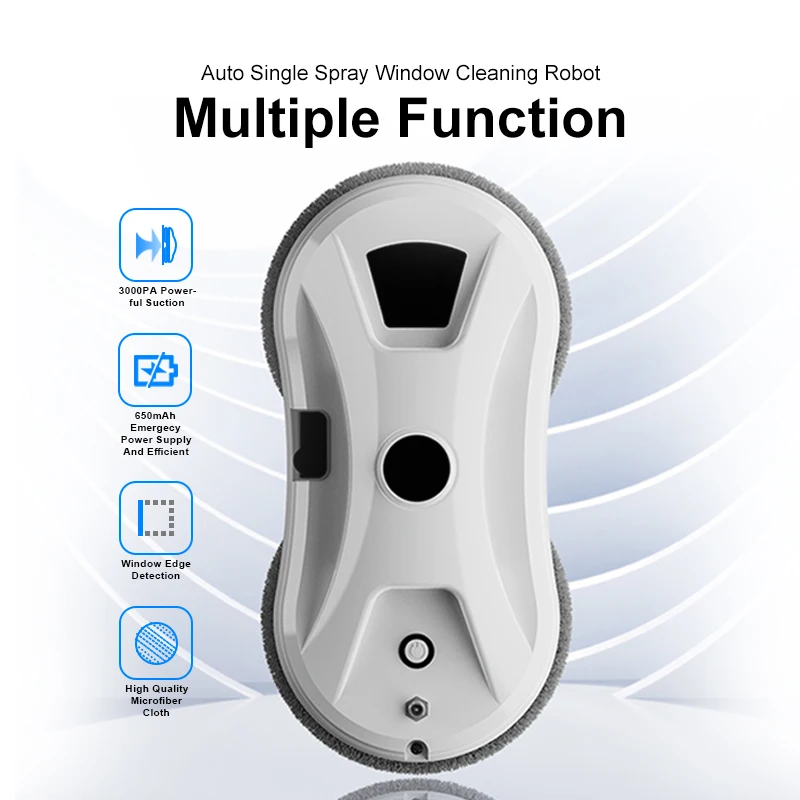 Window Window Robot with a sprayer langou window cleaner robot