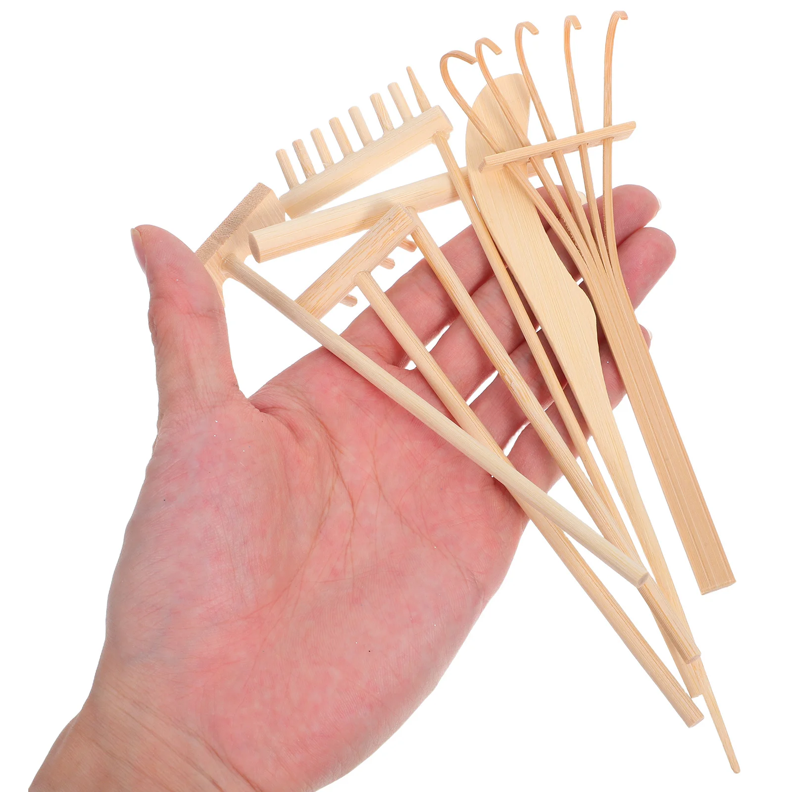 

1Set Mini Zen Garden Rake Tools Rake Set for Home Office Decor Stress Relief Mindfulness Sand Zen Garden Accessories