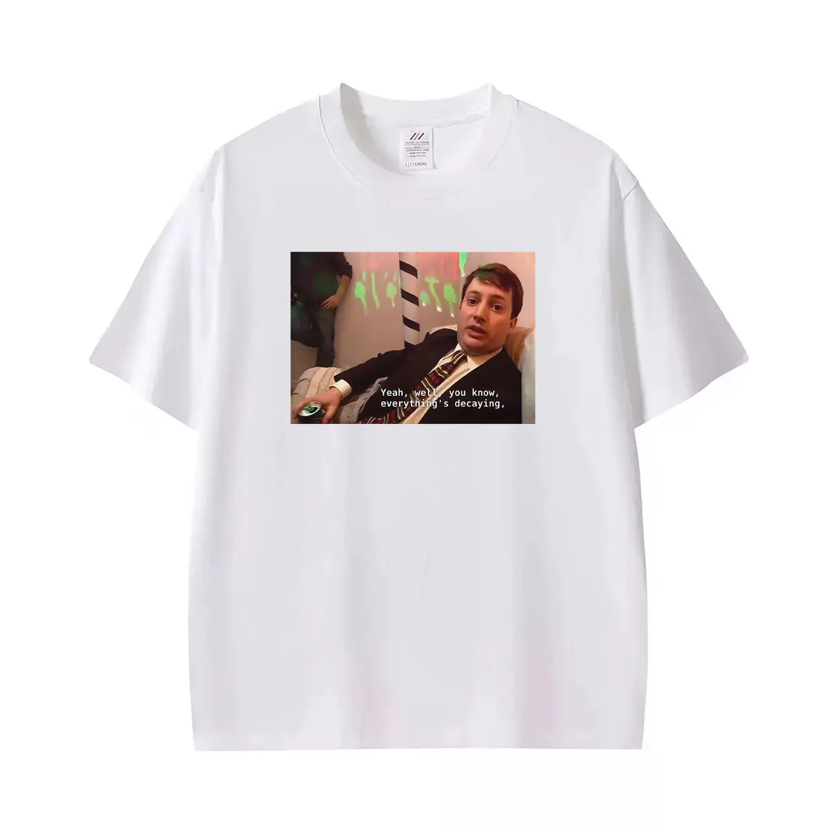 Everything's Decaying David Mitchell As Mark Corrigan in Peep Show Funny T Shirts Men Women Classic Fashion Summer Loose T-Shirt