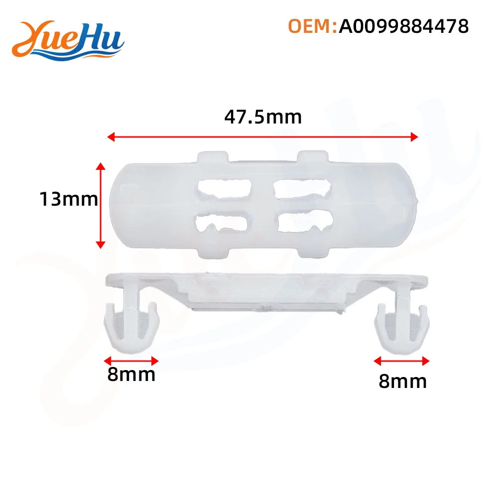 YUEHU 25PCS Merce-des-Benz W202 Side Skirts Trim Mounting Clip Fender Fastener  A0099884478, 0099884478