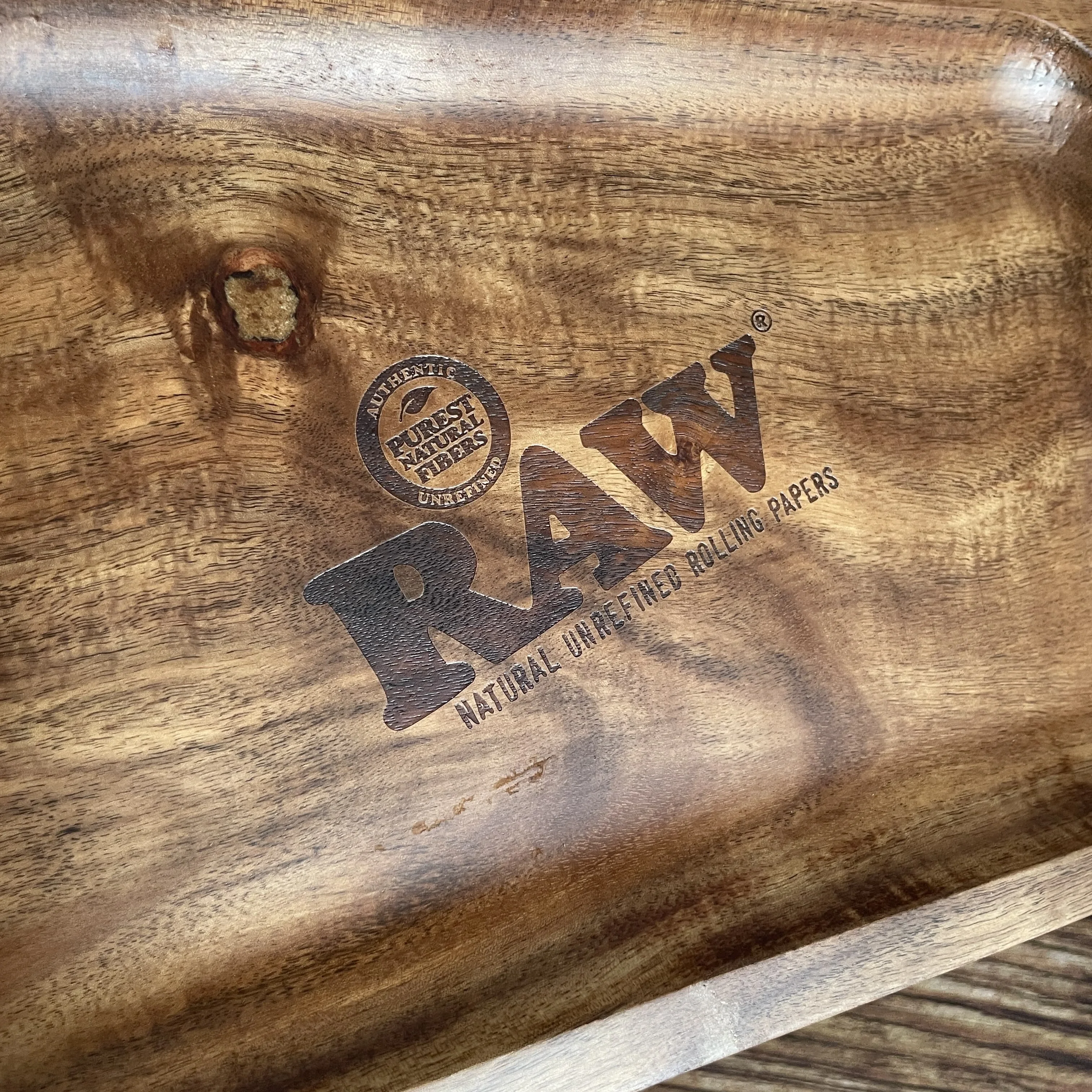 Acacia Wood Rolling Tray