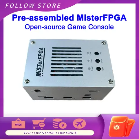 In Stock! Pre-assembled MiSTerFPGA Game Console Pre-configured MiSTer FPGA Open-source Game Console with Terasic DE10-Nano SoC