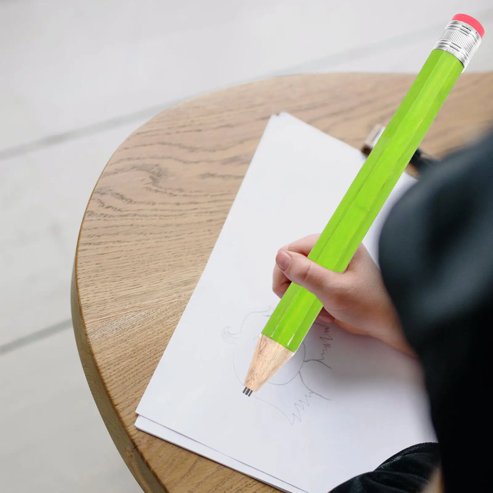 

2Pcs 33Cm Extra Long Wooden Large Pencil for Drawing Painting Sketching Art Projects Writing Practice School Supplies