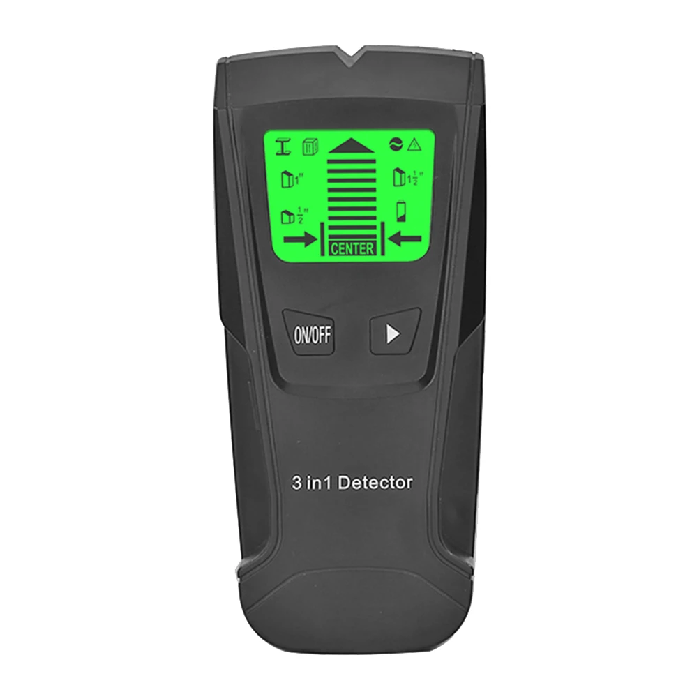 

Multi-Scanner Metal Voltage with Stud Finder for Wood Studs Ac Live Wire Sensing Orange Compact Handheld Design